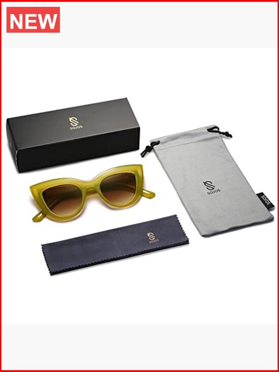 Vintage Cat Eye Sunglasses for Women UV400 Small Retro Frame main image 6